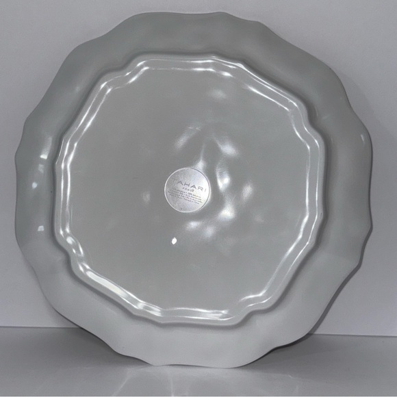 Tahari Homes 100% Melamine Round Floral Serving Tray Entertaining Housewares - Picture 9 of 9